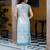 Digital Printed V-Neck Straight Kurta