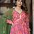 Floral Printed V-Neck Long Sleeves Kurta with Trousers & With Dupatta