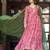 Floral Printed V-Neck Long Sleeves Kurta with Trousers & With Dupatta