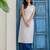 Women Striped Round Neck Sleeveless Kurta