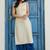 Women Printed Pastels Jacquard Kurta