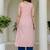 Women Striped Jacquard Kurta