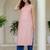 Women Striped Jacquard Kurta