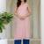 Women Striped Jacquard Kurta