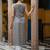 Floral Printed V-Neck Sleeveless Straight Kurta