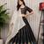Black Color Embroidery malti Thred work and sequins work. And Aari mirror work Silk Blend Lahenga Choli Set 