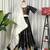 Black Color Embroidery malti Thred work and sequins work. And Aari mirror work Silk Blend Lahenga Choli Set 