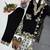 Black Color Embroidery Work Fuax Georgete Salwar Suit