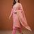 Women's Gorgeous Cotton Blend Embroidery Straight Kurta with Pant And Dupatta Set