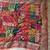 Orange Color Designer Ajarakh Print Fancy Aari Zari Work With Real Mirror Work Silk Blend Saree 