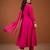 Women's Beautiful Embroidery Work Viscose Silk Fabric A-line Kurta Pant and Dupatta Set