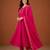 Women's Beautiful Embroidery Work Viscose Silk Fabric A-line Kurta Pant and Dupatta Set