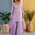 Women Regular Sequinned Kurta with Sharara & With Dupatta