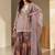 Women Ethnic Motifs Embroidered Regular Thread Work Kurta with Sharara & With Dupatta