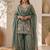 Women Ethnic Motifs Embroidered Regular Thread Work Kurta with Sharara & With Dupatta