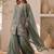Women Ethnic Motifs Embroidered Regular Thread Work Kurta with Sharara & With Dupatta