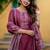 Women Ethnic Motifs Printed Regular Chanderi Silk Kurta with Trousers & With Dupatta