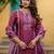 Women Ethnic Motifs Printed Regular Chanderi Silk Kurta with Trousers & With Dupatta