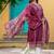 Women Ethnic Motifs Printed Regular Chanderi Silk Kurta with Trousers & With Dupatta