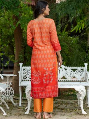 Women Ethnic Motifs Printed Regular Kurta with Trousers & With Dupatta 4