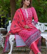 Women Ethnic Motifs Printed Regular Kurta with Trousers & With Dupatta