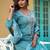 Women Floral Embroidered Regular Thread Work Kurta with Trousers & With Dupatta