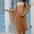 Women Floral Embroidered Regular Thread Work Kurta with Trousers & With Dupatta
