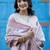 Women Floral Printed Regular Chanderi Silk Kurta with Trousers & With Dupatta