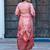 Women Floral Printed Regular Beads and Stones Chanderi Silk Kurta with Trousers & With Dupatta