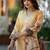 Women Floral Printed Regular Chanderi Silk Kurta with Trousers & With Dupatta