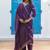 Women Dyed Regular Kurta with Palazzos & With Dupatta