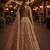 Coffee embroidered net semi stitched anarkali suit