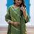 Women Dyed Regular Kurta with Palazzos & With Dupatta