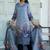 Women Floral Printed Regular Chanderi Silk Kurta with Trousers & With Dupatta