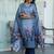 Women Floral Printed Regular Chanderi Silk Kurta with Trousers & With Dupatta