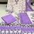 Cream silk blend printed kurta set