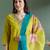 Olive rayon embroidered kurta set