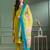 Olive rayon embroidered kurta set