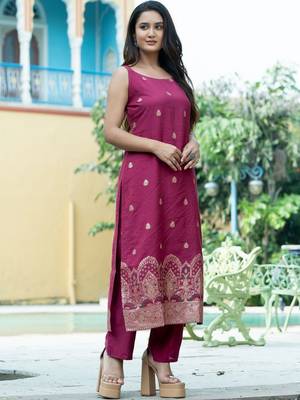 Women Ethnic Motifs Embroidered Regular Kurta with Trousers & With Dupatta 5