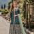Teal embroidered art silk semi stitched anarkali suit