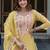 Women Floral Embroidered Regular Thread Work Chanderi Silk Kurta with Trousers & With Dupatta