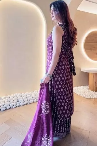 Women Ethnic Motifs Printed Regular Kurta with Palazzos & With Dupatta