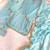 Blue satin lace farshi salwar set