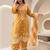 Women Ethnic Motifs Embroidered Regular Thread Work Kurta with Palazzos & With Dupatta
