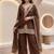 Women Ethnic Motifs Embroidered Regular Thread Work Kurta with Palazzos & With Dupatta