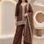 Women Ethnic Motifs Embroidered Regular Thread Work Kurta with Palazzos & With Dupatta