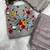 Grey viscose embroidered kurta set