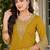 Women Ethnic Motifs Embroidered Regular Thread Work Kurta with Palazzos & With Dupatta