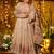 Women Floral Embroidered Empire Thread Work Kurta with Palazzos & With Dupatta
