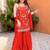 Women Floral Embroidered Regular Thread Work Silk Chiffon Kurta with Sharara & With Dupatta